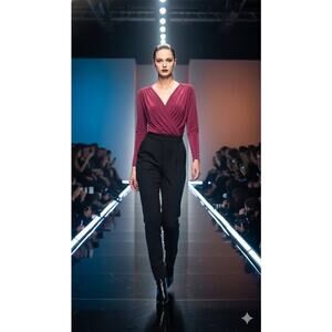 Free People Intimately Turnt Bodysuit Dark Rhubarb Sz Small